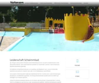 Veltmann.eu(Schwimmbecken made in Germany) Screenshot