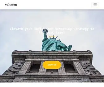 Veltmon.com(Elevate Your Influencer Marketing Strategy To The Next Level) Screenshot