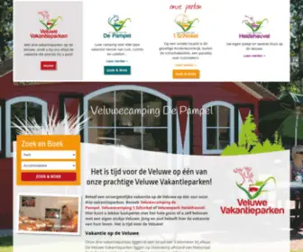 Veluwevakantieparken.nl(Ontdek de mooiste campings op de Veluwe) Screenshot