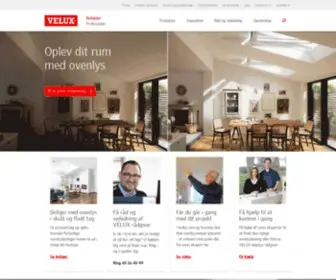 Velux.dk(VELUX ovenlysvinduer) Screenshot