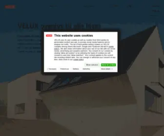 Veluxovenlysvinduer.dk(VELUX ovenlysvinduer) Screenshot