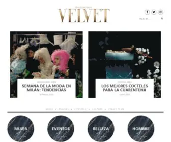 Velvet-Mag.lat(Velvet Magazine Latinoamérica) Screenshot