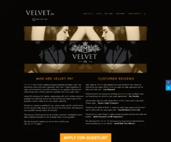 Velvet-PR.com(Velvet PR) Screenshot