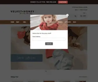 Velvetandhoney.com(Buy Designer Baby Clothes Online) Screenshot