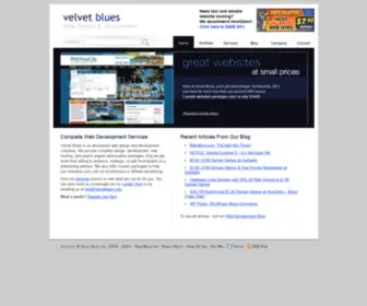 Velvetblues.com(Velvet Blues) Screenshot
