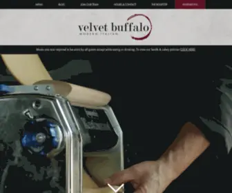 Velvetbuffalo.com(Velvet Buffalo Modern Italian) Screenshot