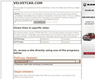 Velvetcar.com(Velvetcar) Screenshot