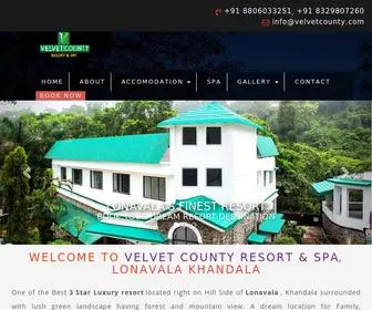 Velvetcounty.com(Best Resort in Lonavala) Screenshot