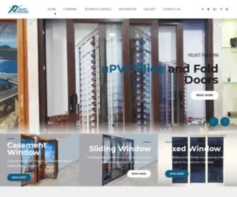 Velvetfinestra.com(UPVC sliding windows and doors) Screenshot