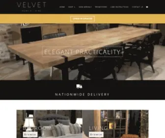 Velvethomeandliving.com(Velvet Home & Living) Screenshot