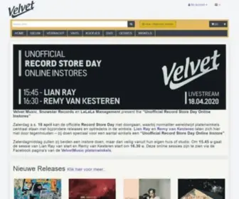 Velvetmusic.nl(VelvetMusic Online) Screenshot