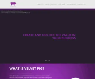 Velvetpig.com.au(Velvet Pig) Screenshot