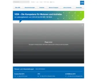 Vem-Group.com(Startseite ) Screenshot