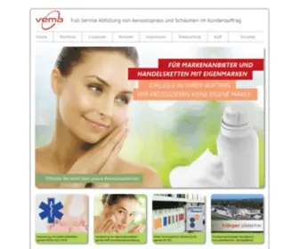 Vema-Industrieverpackung.de(Lohnherstellung und Full) Screenshot