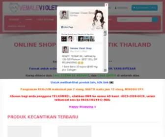 Vemaleviolet.com(Toko Produk Kosmetik Online) Screenshot