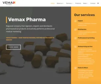 Vemaxpharma.rs(Vemax Pharma) Screenshot