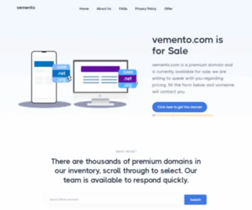 Vemento.com(vemento) Screenshot