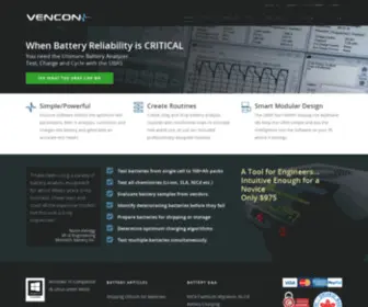 Vencon.com(UBA5 Battery Analyzer & Charger) Screenshot