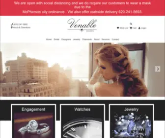 Venablejewelers.com(Venable Jewelers) Screenshot