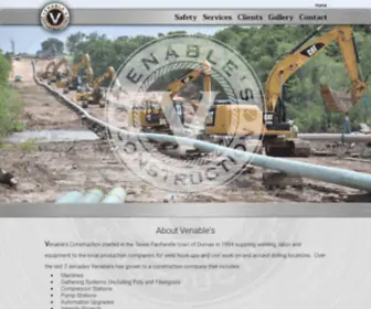 Venablesconstruction.com(Venable's Construction) Screenshot