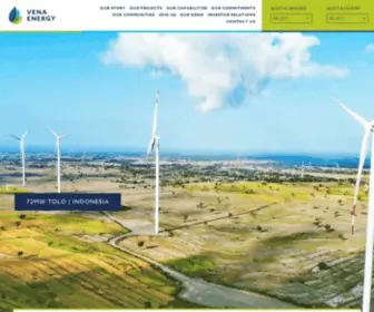 Venaenergy.com(Vena Energy is a leading independent power producer (IPP)) Screenshot