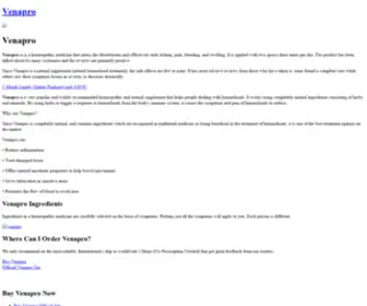 Venapro.org(En VENAPRO) Screenshot