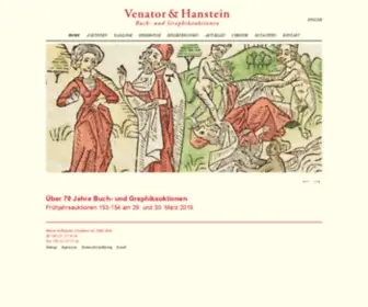Venator-Hanstein.de(Venator & Hanstein) Screenshot