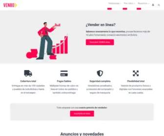 Venbo.co(Comercio electrónico e innovación tecnológica en Bolivia) Screenshot