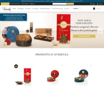 Venchi.com(Cioccolato dal 1878) Screenshot