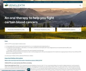 Venclexta.com(VENCLEXTA® (venetoclax tablets)) Screenshot