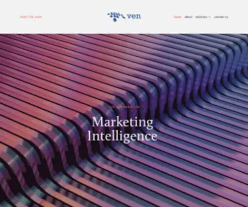 Ven.com(Ven Marketing Intelligence) Screenshot