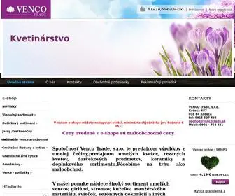 Vencotrade.sk(Web nie je v sucasnej dobe funkcny) Screenshot