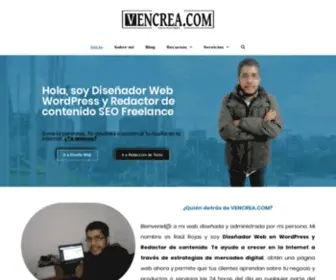 Vencrea.com(En podrás contratar Servicios de Diseño Web WordPress) Screenshot