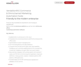 Vendallion.net(Commerce & Omnichannel Marketing Automation Platform) Screenshot