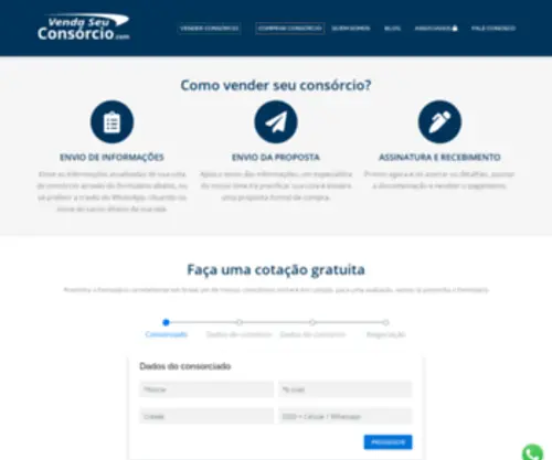 Vendaseuconsorcio.com(Venda) Screenshot