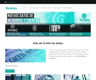 Vendata.org(Home) Screenshot