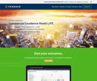 Vendavo.com(Price Optimization) Screenshot