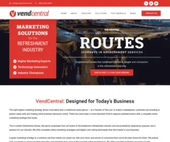 Vendcentral.com(Digital Marketing for the Vending Industry) Screenshot