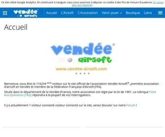 Vendee-Airsoft.com(Vendée Airsoft) Screenshot