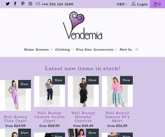 Vendemia.co.uk(Vintage Inspired Clothing and Accessories) Screenshot