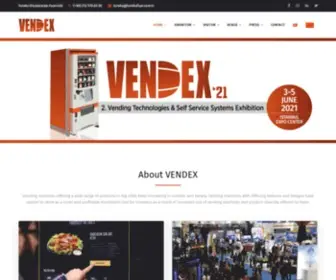 Vendexturkey.com(Otomat Teknolojileri ve Self Servis Sistemler Fuar) Screenshot