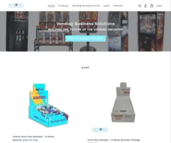Vendingbusinesssolutions.com(Vending Business Solutions is the #1 Honor Box supplier Vending Business Solutions Charity Honor Box Displays) Screenshot