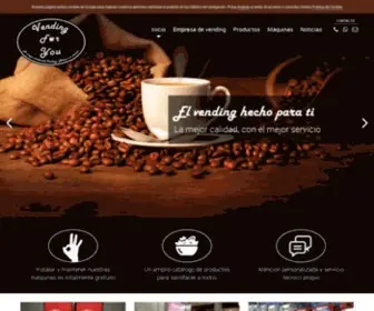 Vendingforyou.com(Vending Madrid) Screenshot