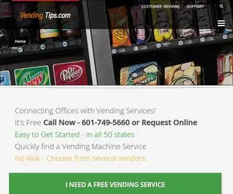 Vendingtips.com(Free Vending Services) Screenshot