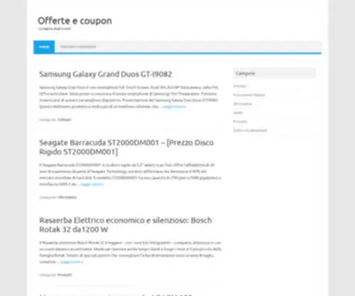 Vendita-Offerte.com(La pagina degli sconti) Screenshot