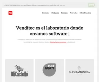 Venditec.com(Desarrollo web) Screenshot