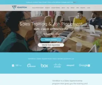Vendition.com(Launch Your Tech Career In Sales. Training To Earn Your Dream Job. Vendition) Screenshot