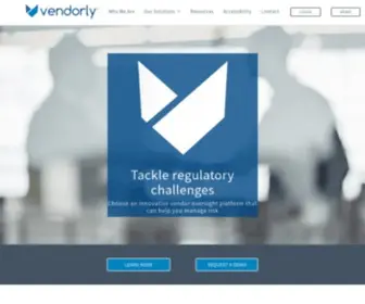 Vendorly.com(Vendor Oversight Platform) Screenshot