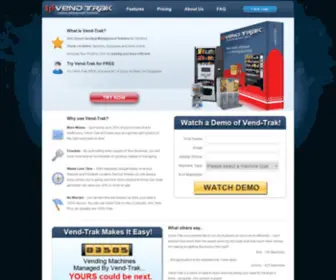 VendtrakvMS.com(Vending Software) Screenshot