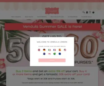 Vendula.co.uk(Unique Vintage Inspired Handbags) Screenshot